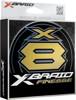 Daiwa X-Braid X8 Finesse White/Green Braid - 165 Yard Spool -Fish Edge Store 42103957192792