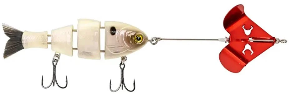 Bucca Buzzing Baby Bull Shad Jointed Swimbait/Buzzbait Combo - 3.75 Inch 1 Bucca Buzzing Baby Bull Shad Jointed Swimbait/Buzzbait Combo - 3.75 Inch