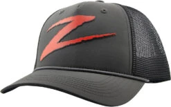Z-Man Big Red Z Trucker Hatz - Charcoal/Black