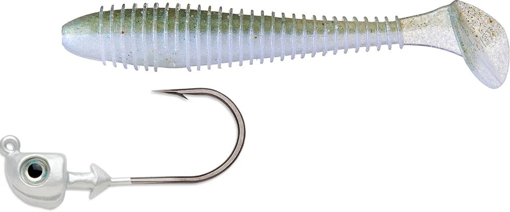 Keitech 3.8 Inch Fat Swing Impact & VMC Boxer Swimbait Jighead Combo 6 Keitech 3.8 Inch Fat Swing Impact & VMC Boxer Swimbait Jighead Combo - Image 6