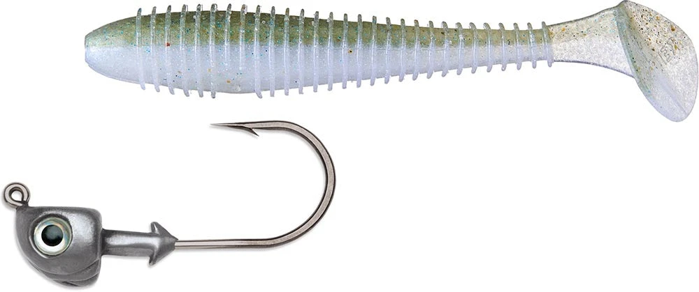 Keitech 3.8 Inch Fat Swing Impact & VMC Boxer Swimbait Jighead Combo 7 Keitech 3.8 Inch Fat Swing Impact & VMC Boxer Swimbait Jighead Combo - Image 7