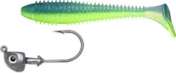 Keitech 3.8 Inch Fat Swing Impact & VMC Boxer Swimbait Jighead Combo 37 Keitech 3.8 Inch Fat Swing Impact & VMC Boxer Swimbait Jighead Combo -Fish Edge Store Natural x Electric Blue Chartreuse e9503d2e 98e4 4089 a58a e30e81f3a527