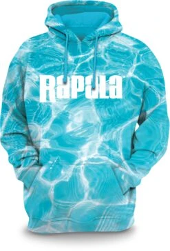 Rapala Logo Hoodie -Fish Edge Store RSH03 Light 20Blue 20Glare 20Sweatshirt 1