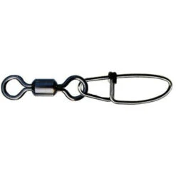 P-Line Single Rolling Barrel Swivel W/ Cross Lock Snap