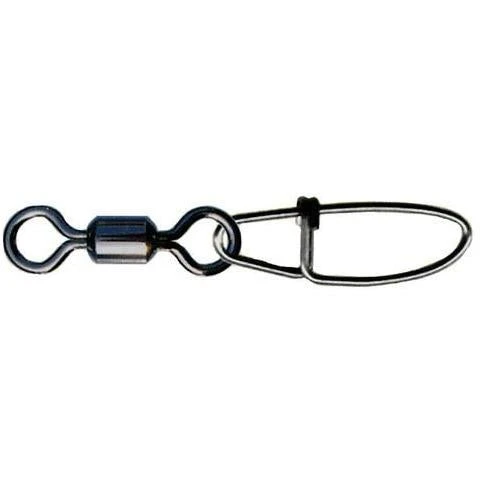 P-Line Single Rolling Barrel Swivel W/ Cross Lock Snap 1 P-Line Single Rolling Barrel Swivel W/ Cross Lock Snap