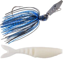 Z-Man Jack Hammer Chatterbait & Gary Yamamoto Zako Swimbait Combo -Fish Edge Store chatterbait zako black blue x cream white